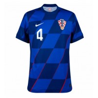 Maglia Calcio Croazia Josko Gvardiol #4 Seconda Divisa Europei 2024 Manica Corta